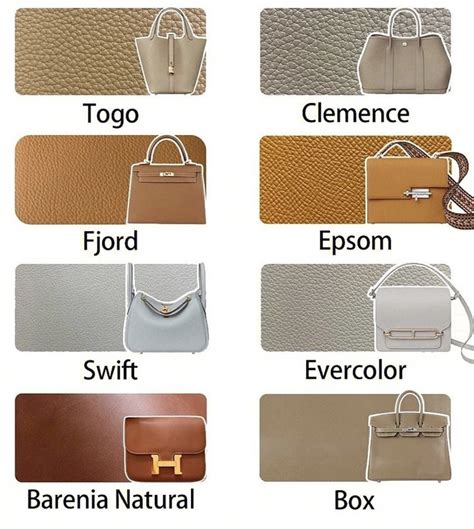 hermes leather bags|hermes types of leather.